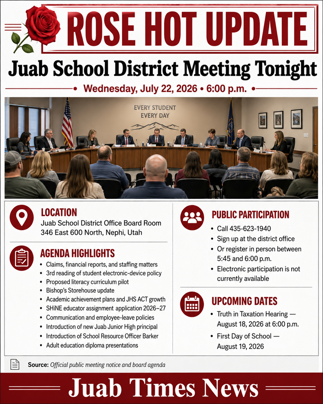 Juab Times News Update